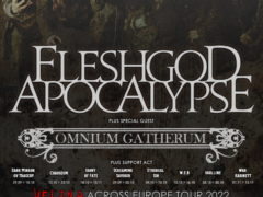fleshgod apocalypse,omnium gatherum Bandfoto