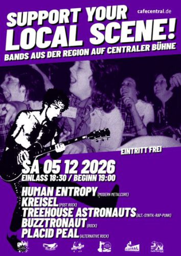 support your local scene Bandfoto