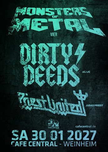dirty deeds, priest united Bandfoto