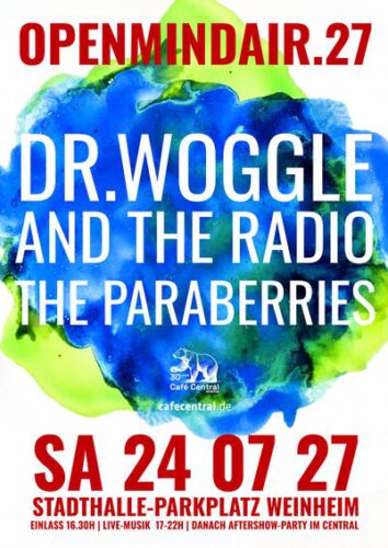 dr woggle and the radio, the paraberries & one more Bandfoto