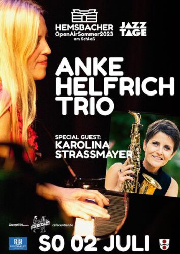 anke helfrich trio + Karolina strassmayer (sax) Bandfoto
