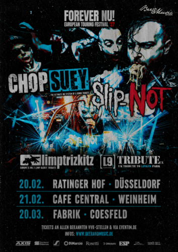 sytem of a down by chop suey, slip-not by chop suey,  linkin park tribute uk, limp bizkit tribute uk Bandfoto